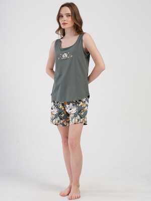 Купить Хлопковый летний комплект большого размера с шортами VIENETTA 4080180171 в Украина в Lingerie.ua - Одяг для дому та відпочинку, Фото 10