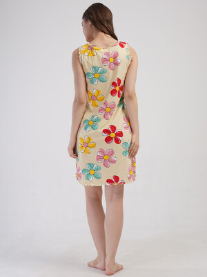 Купить Хлопковая летняя туника с цветочным принтом VIENETTA 4080736792 в Украина в Lingerie.ua - Одяг для дому та відпочинку, Фото 4