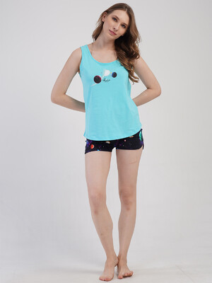 Бавовняний літній комплект із шортами VIENETTA 4083600251