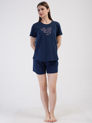 Купить Хлопковый комплект женский из футболки и шорт VIENETTA 4080541350 в Украина