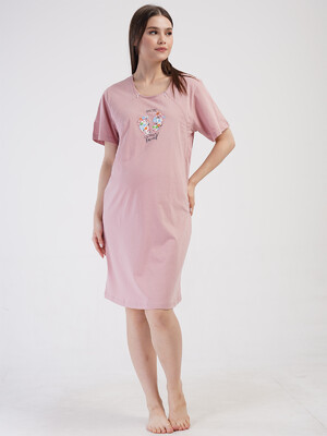 Купить Хлопковая туника для беременных и кормящих мам VIENETTA 4101390000 в Украина в Lingerie.ua - Одяг для дому та відпочинку, Фото 5