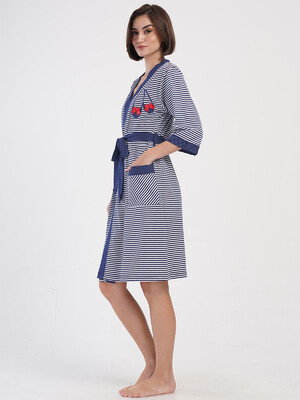 Купить Хлопковый домашний женский халат VIENETTA 4070221913 в Украина в Lingerie.ua - Одяг для дому та відпочинку, Фото 3