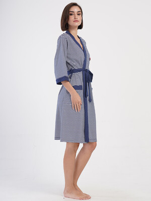 Купить Хлопковый домашний женский халат VIENETTA 4070221913 в Украина в Lingerie.ua - Одяг для дому та відпочинку, Фото 6