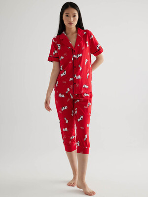 Купить Бавовняна класична жіноча піжама з капрі HAYS 50542 в Украина в Lingerie.ua - Одяг для дому та відпочинку, Фото 3