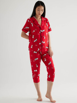 Купить Бавовняна класична жіноча піжама з капрі HAYS 50542 в Украина в Lingerie.ua - Одяг для дому та відпочинку, Фото 6