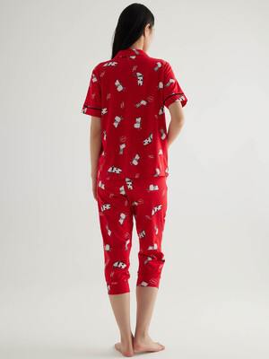 Купить Бавовняна класична жіноча піжама з капрі HAYS 50542 в Украина в Lingerie.ua - Одяг для дому та відпочинку, Фото 7