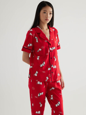 Купить Бавовняна класична жіноча піжама з капрі HAYS 50542 в Украина в Lingerie.ua - Одяг для дому та відпочинку, Фото 8