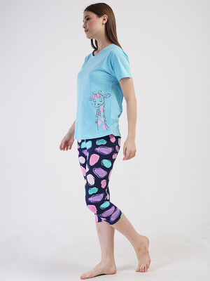 Купить Бавовняний літній комплект з капрі VIENETTA 4082501337 в Украина в Lingerie.ua - Одяг для дому та відпочинку, Фото 7