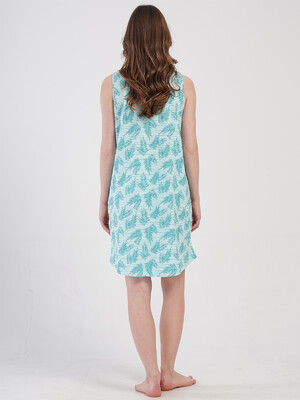 Купить Бавовняна домашня туніка на широких бретельках VIENETTA 4082311405 в Украина в Lingerie.ua - Одяг для дому та відпочинку, Фото 4