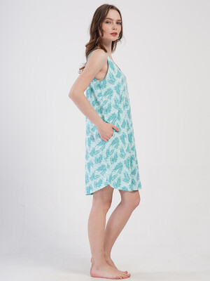 Купить Бавовняна домашня туніка на широких бретельках VIENETTA 4082311405 в Украина в Lingerie.ua - Одяг для дому та відпочинку, Фото 7