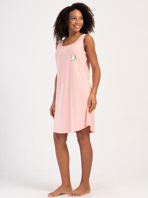 Купить Бавовняна домашня туніка з коротким рукавом VIENETTA 4070590000 в Украина в Lingerie.ua - Одяг для дому та відпочинку, Фото 2