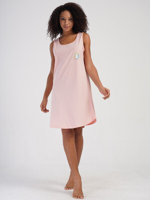 Купить Бавовняна домашня туніка з коротким рукавом VIENETTA 4070590000 в Украина в Lingerie.ua - Одяг для дому та відпочинку, Фото 3