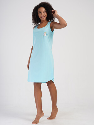 Купить Бавовняна домашня туніка з коротким рукавом VIENETTA 4070590000 в Украина в Lingerie.ua - Одяг для дому та відпочинку, Фото 8