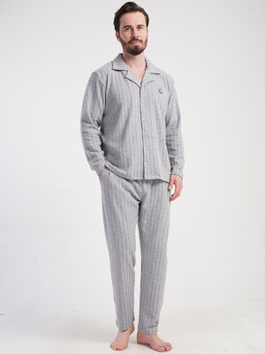 Купить Классическая пижама мужская с длинным рукавом VIENETTA MAN 5010070000 в Украина в Lingerie.ua - Одяг для дому та відпочинку, Фото 7