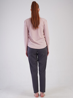 Купить Хлопковый домашний костюм с длинным рукавом VIENETTA 5020640000 в Украина в Lingerie.ua - Одяг для дому та відпочинку, Фото 4