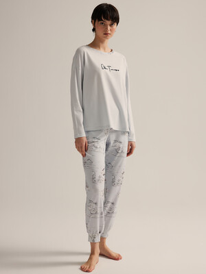 Купить Хлопковый домашний комплект с длинным рукавом HAYS 62521 в Украина в Lingerie.ua - Одяг для дому та відпочинку, Фото 5