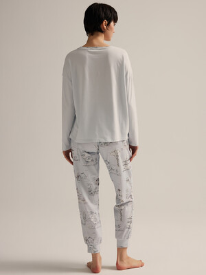 Купить Хлопковый домашний комплект с длинным рукавом HAYS 62521 в Украина в Lingerie.ua - Одяг для дому та відпочинку, Фото 8