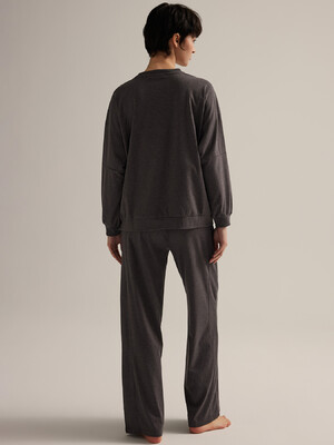 Купить Хлопковый домашний костюм с длинным рукавом HAYS 62341 в Украина в Lingerie.ua - Одяг для дому та відпочинку, Фото 3