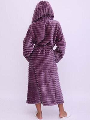 Купить Теплий плюшевий халат із капюшоном LINGERIE 170806 Шарпей в Украина в Lingerie.ua - Одяг для дому та відпочинку, Фото 7