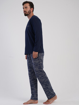 Купить Хлопковый домашний комплект с длинным рукавом VIENETTA MAN 5031650456 в Украина в Lingerie.ua - Одяг для дому та відпочинку, Фото 4