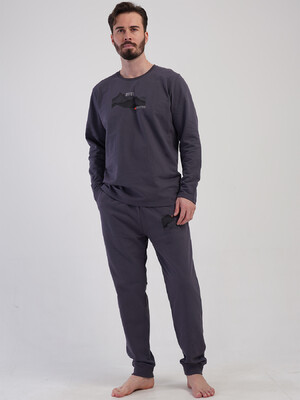 Купить Байковый домашний комплект с длинным рукавом VIENETTA MAN 4110030000 в Украина в Lingerie.ua - Одяг для дому та відпочинку, Видео