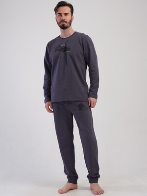 Купить Байковый домашний комплект с длинным рукавом VIENETTA MAN 4110030000 в Украина в Lingerie.ua - Одяг для дому та відпочинку, Фото 3