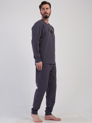 Купить Байковый домашний комплект с длинным рукавом VIENETTA MAN 4110030000 в Украина в Lingerie.ua - Одяг для дому та відпочинку, Фото 4