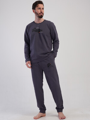 Купить Байковый домашний комплект с длинным рукавом VIENETTA MAN 4110030000 в Украина в Lingerie.ua - Одяг для дому та відпочинку, Фото 7