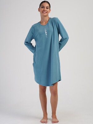 Купить Бавовняна домашня туніка великого розміру VIENETTA PINK 4040230000 в Украина в Lingerie.ua - Одяг для дому та відпочинку, Фото 4