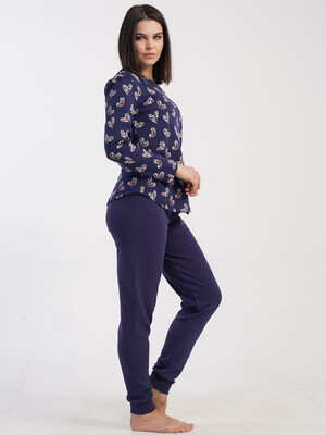 Купить Бавовняний домашній комплект з довгим рукавом VIENETTA 5030651118 в Украина в Lingerie.ua - Одяг для дому та відпочинку, Фото 2