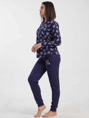 Купить Бавовняний домашній комплект з довгим рукавом VIENETTA 5030651118 в Украина в Lingerie.ua - Одяг для дому та відпочинку, Фото 3