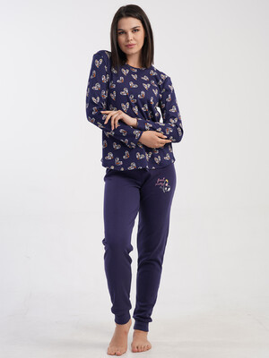 Купить Бавовняний домашній комплект з довгим рукавом VIENETTA 5030651118 в Украина в Lingerie.ua - Одяг для дому та відпочинку, Фото 6