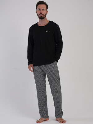 Купить Хлопковый домашний костюм с длинным рукавом VIENETTA MAN 5033622428 в Украина в Lingerie.ua - Одяг для дому та відпочинку, Видео