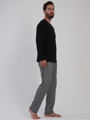 Купить Хлопковый домашний костюм с длинным рукавом VIENETTA MAN 5033622428 в Украина в Lingerie.ua - Одяг для дому та відпочинку, Фото 2