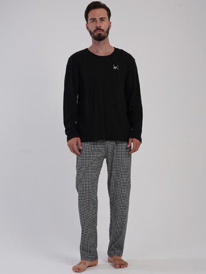 Купить Хлопковый домашний костюм с длинным рукавом VIENETTA MAN 5033622428 в Украина в Lingerie.ua - Одяг для дому та відпочинку, Фото 6