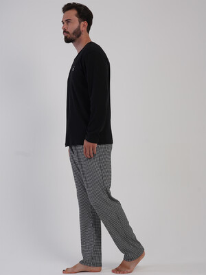 Купить Хлопковый домашний костюм с длинным рукавом VIENETTA MAN 5033622428 в Украина в Lingerie.ua - Одяг для дому та відпочинку, Фото 8