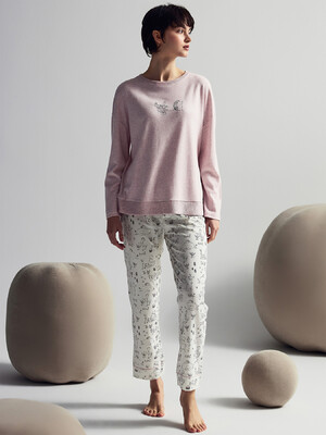 Купить Хлопковый домашний комплект с брюками HAYS 62322 в Украина в Lingerie.ua - Одяг для дому та відпочинку, Фото 2