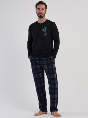 Купить Байковый домашний костюм с длинным рукавом VIENETTA MAN 5031810826 в Украина в Lingerie.ua - Одяг для дому та відпочинку, Видео