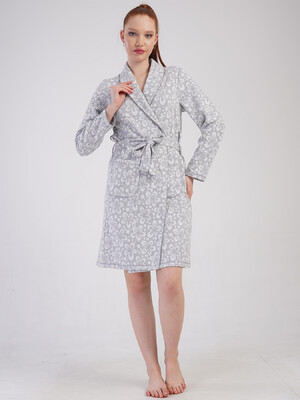 Купить Теплый халат женский на запах VIENETTA 5010220000 в Украина в Lingerie.ua - Одяг для дому та відпочинку, Видео