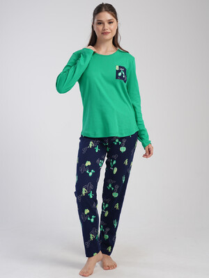 Купить Бавовняний домашній жіночий комплект великого розміру VIENETTA 4033825070 в Украина