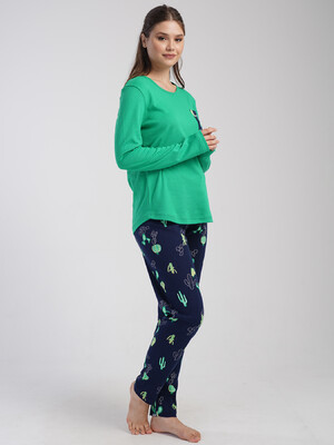 Купить Бавовняний домашній жіночий комплект великого розміру VIENETTA 4033825070 в Украина в Lingerie.ua - Одяг для дому та відпочинку, Фото 2