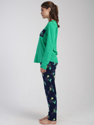 Купить Бавовняний домашній жіночий комплект великого розміру VIENETTA 4033825070 в Украина в Lingerie.ua - Одяг для дому та відпочинку, Фото 6