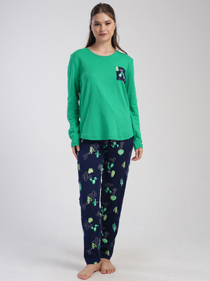 Купить Бавовняний домашній жіночий комплект великого розміру VIENETTA 4033825070 в Украина в Lingerie.ua - Одяг для дому та відпочинку, Фото 7