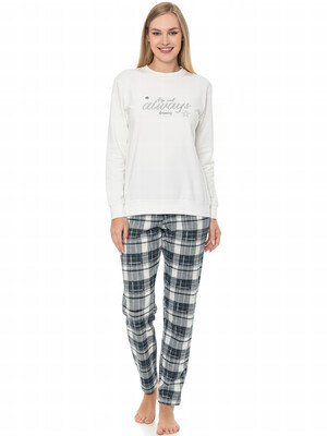 Трикотажный домашний комплект с длинным рукавом GUAVA 4265