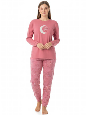 Домашний комплект большого размера с длинным рукавом GUAVA 4535