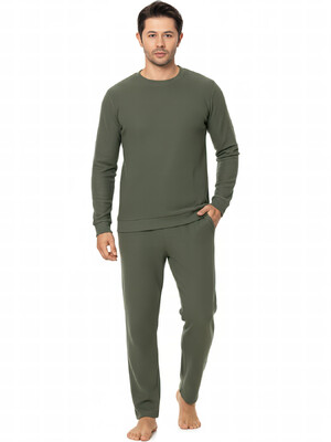 Купить Домашній чоловічий комплект з довгим рукавом GUAVA 3462 в Украина