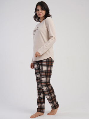 Купить Байковий комплект з довгим рукавом VIENETTA 5030902091 в Украина в Lingerie.ua - Одяг для дому та відпочинку, Фото 6