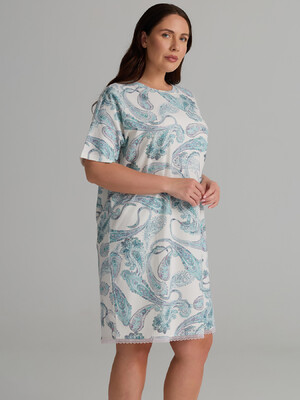 Купить Хлопковая ночная сорочка большого размера с коротким рукавом HAYS 62254 в Украина в Lingerie.ua - Одяг для дому та відпочинку, Фото 3