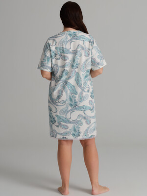 Купить Хлопковая ночная сорочка большого размера с коротким рукавом HAYS 62254 в Украина в Lingerie.ua - Одяг для дому та відпочинку, Фото 5