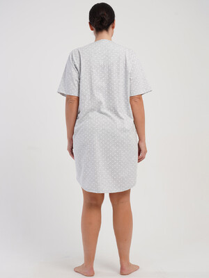 Купить Бавовняна туніка з коротким рукавом VIENETTA 5080280451 в Украина в Lingerie.ua - Одяг для дому та відпочинку, Фото 7